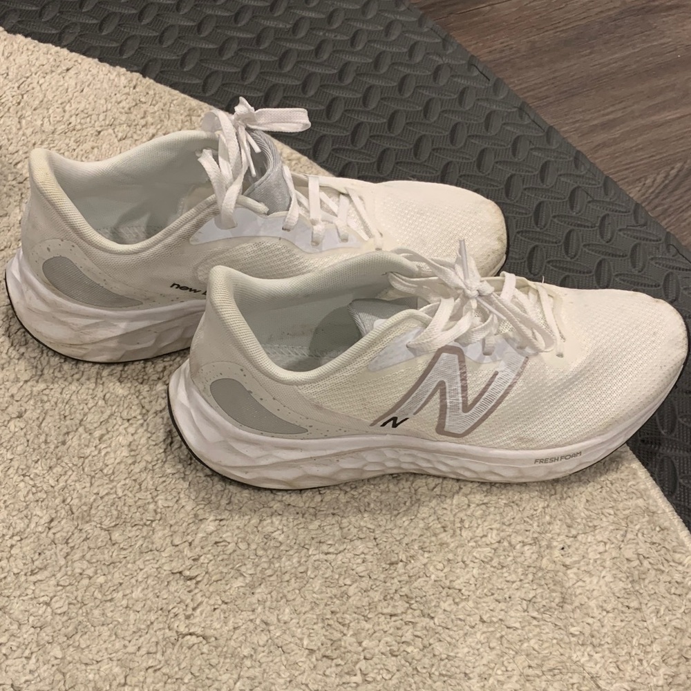 New Balance Women's White Athletic Sneakers